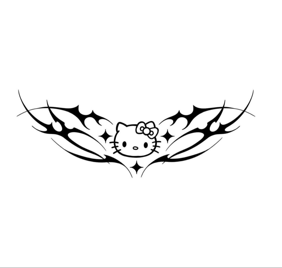 Hello Kitty Tribal - Espalda Baja