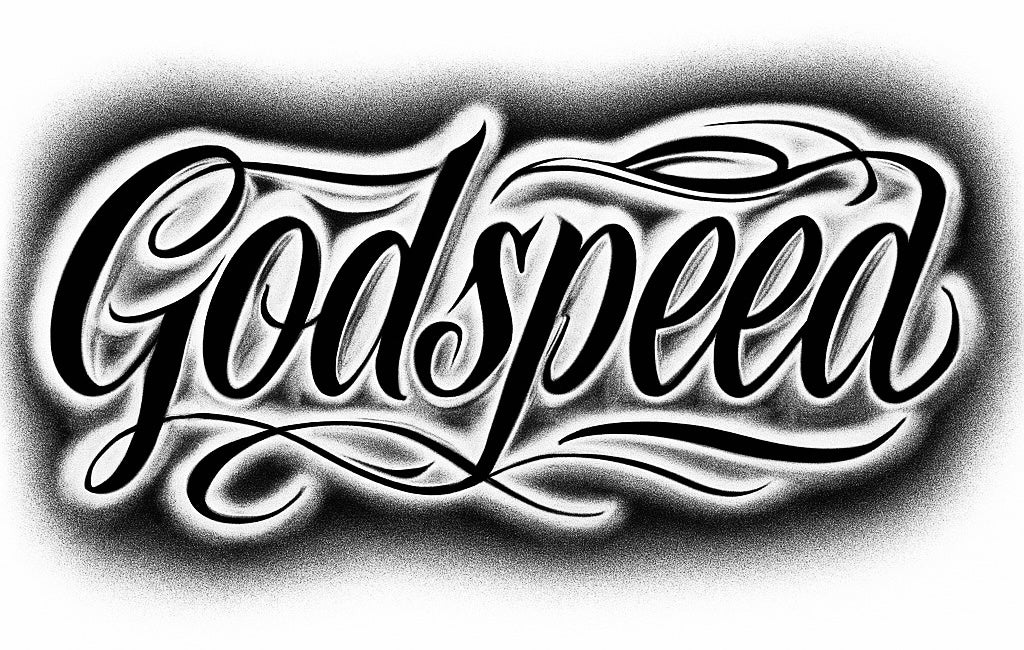 God Speed - Lettering Antebrazo